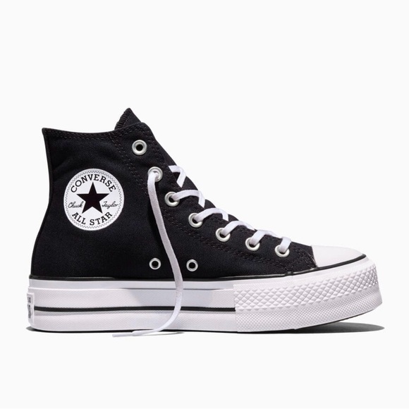 Converse Shoes - Converse CTAS Lift Black Platform High-Top Sneakers Women’s Size 7.5